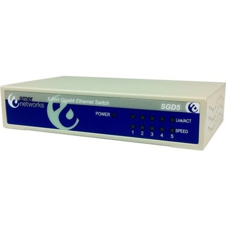 AMER NETWORKS The Sgd5 Gigabit Ethernet Desktop Switch Is The Economical Way To SGD5